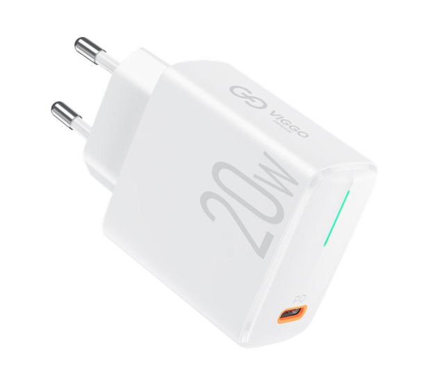 VIGGO DESIGN Sieciowa PREMIUM 1xUSB-C 20W biała - 1461988 - zdjęcie 2